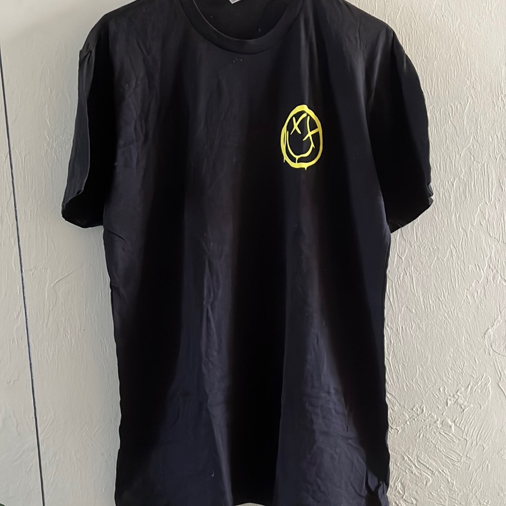 Next Level black print crew necked shirt sleeves T-shirt (M, L or XL)